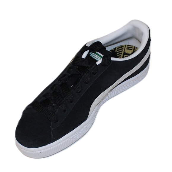 PUMA BLACK SUEDE CLASSIC XXI JR SNEAKERS US 4C